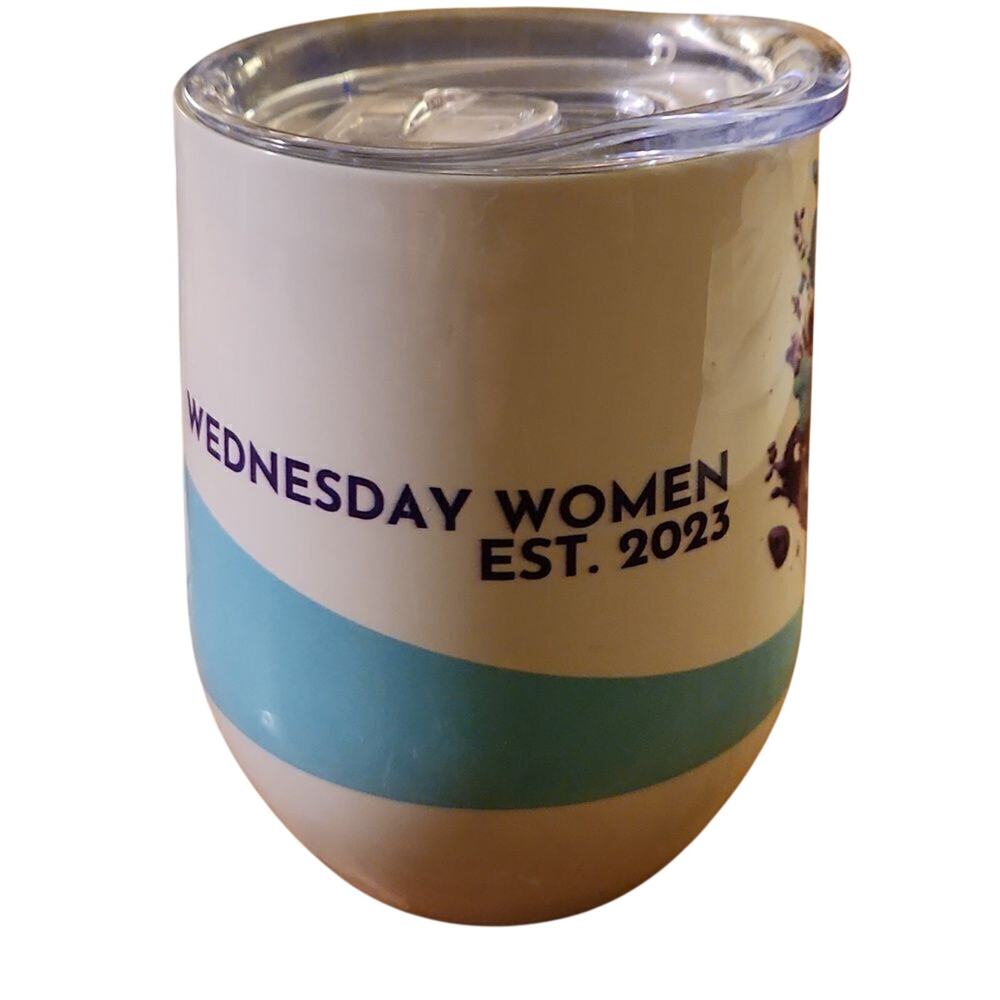 Wednesday Women thermal wine cup mug, new without tag